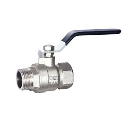 Male Threaded Brass Ball Valve Industrial Materials Brass Ball Valve SS Thread