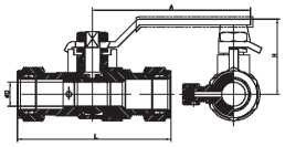 COM X COM With Drain Ball Valve Brass with drain Forged Two Piece Body WOG With Compression strainer