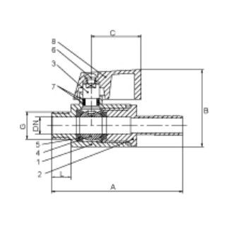 PN25 Mini Ball Valve Female And Male Threaded Ball Valve With Carbon Steel Handle