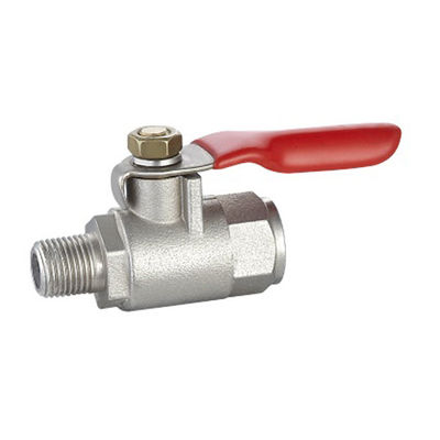 Manual male Brass mini motorized ball valve / General ball valve mini