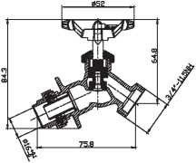 Brass Quick Connected Boiler Drain Valve with Hand Wheel Cast lron With Paint Zinc Alloy With Chrome Plating nut
