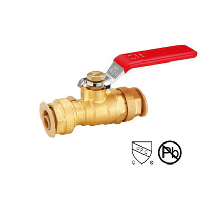 Casting One Piece Body Brass Stop Valve / Threaded Hose Bib With ANSI B1.20.1 ASME B1.20.7