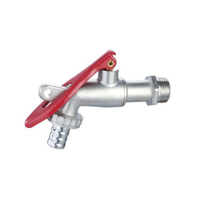 factory Threaded Lockable Bibcock Brass Ball Valve And Plastic Handle Ball Valve