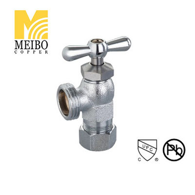 Threaded Retaining Ring 3/4 inch boiler drain valve Brass Chrome Plating