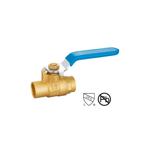 solder ball valve brass valve Forged Two-Piece Body Gas Water SS Manual Used for piping connections