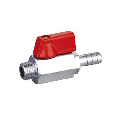 PN25 Mini Ball Valve Female And Male Threaded Ball Valve With Carbon Steel Handle