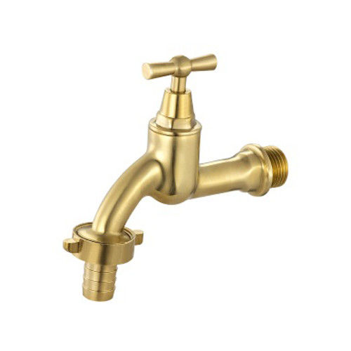 Brass / Zinc Threaded Bibcock Ball Valve For Water 0℃-100℃ Threaded Ball Valve